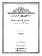 War: Sure. i Know... Vocal Solo & Collections sheet music cover